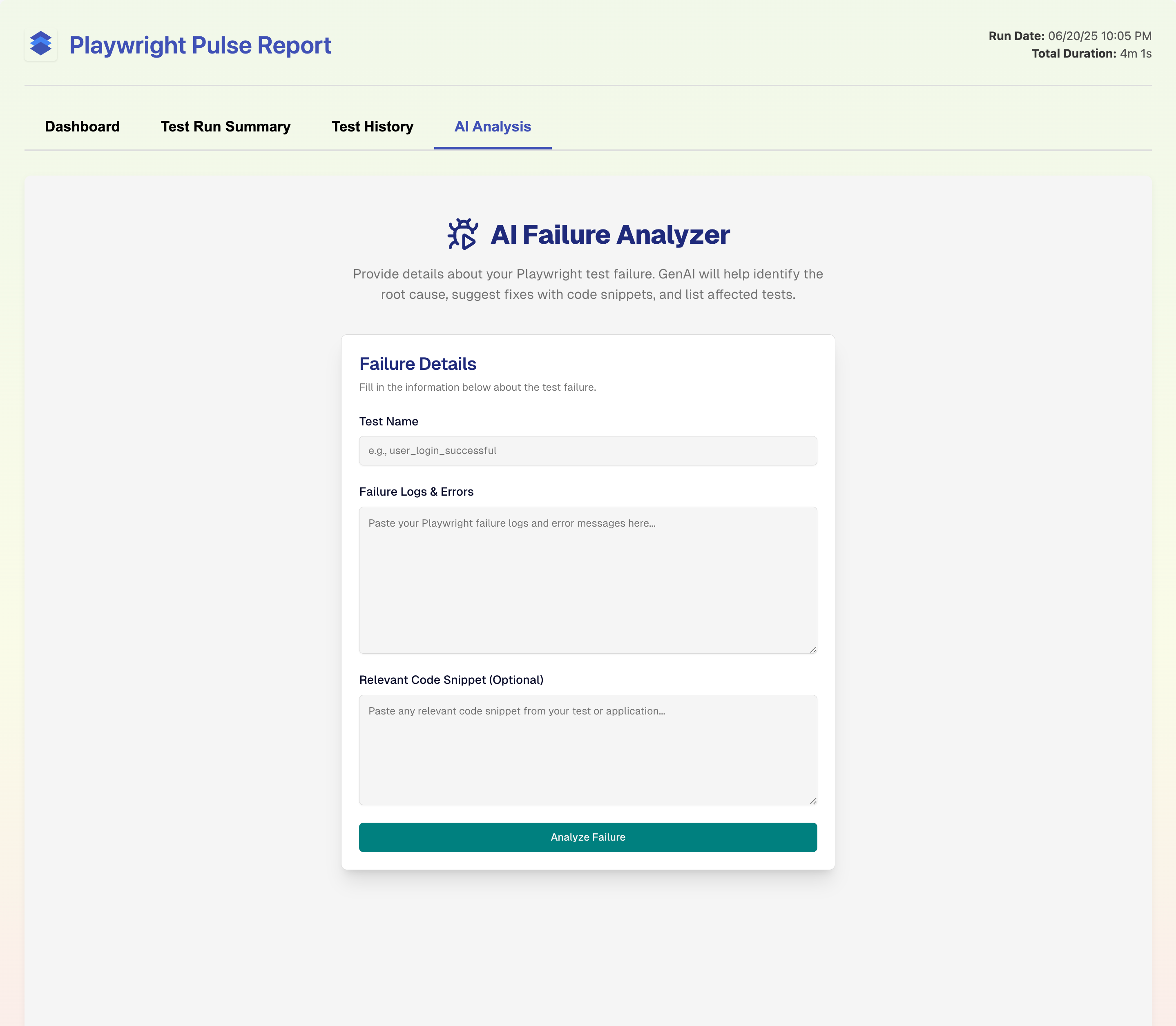 AI Failure Analyzer